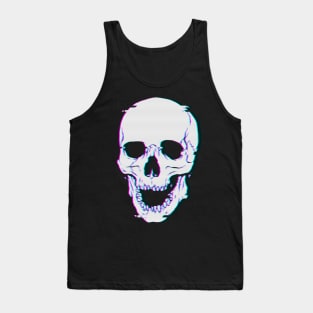 Glitch Skull Tank Top